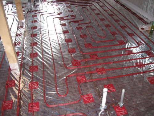 Reference podlahové topení č.219:  Novostavba Lysá nad Labem podlahové vytápění teplovodní